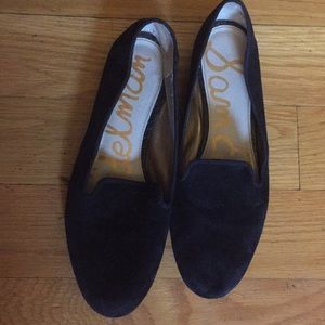 Black Suede Flats